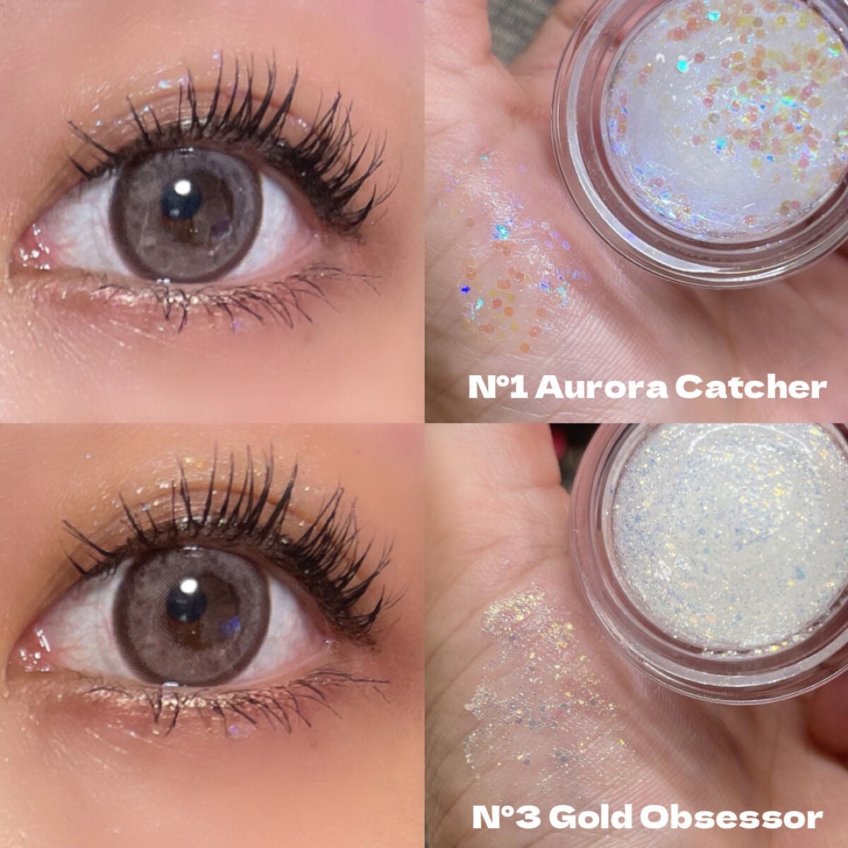 ゲットルーズグリッタージェル/unleashia/グリッターを使ったクチコミ(3枚目)