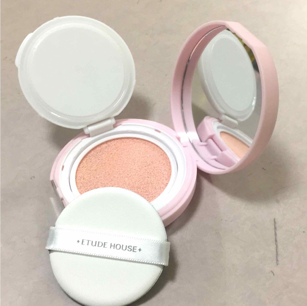 プレシャスミネラル マジカル エニークッション/ETUDE/化粧下地を使ったクチコミ(2枚目)