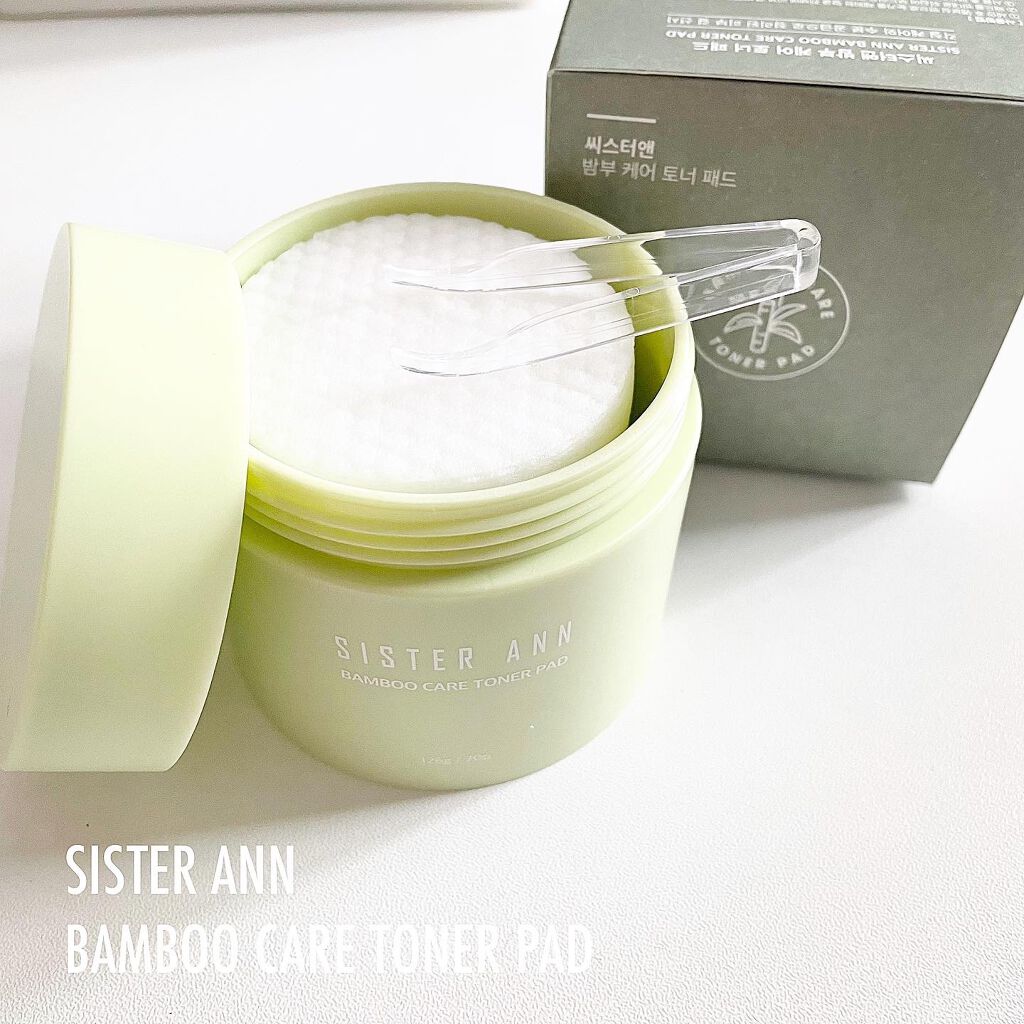 バンブーケアトナーパッド/SISTER ANN/トナーパッドを使ったクチコミ（1枚目）