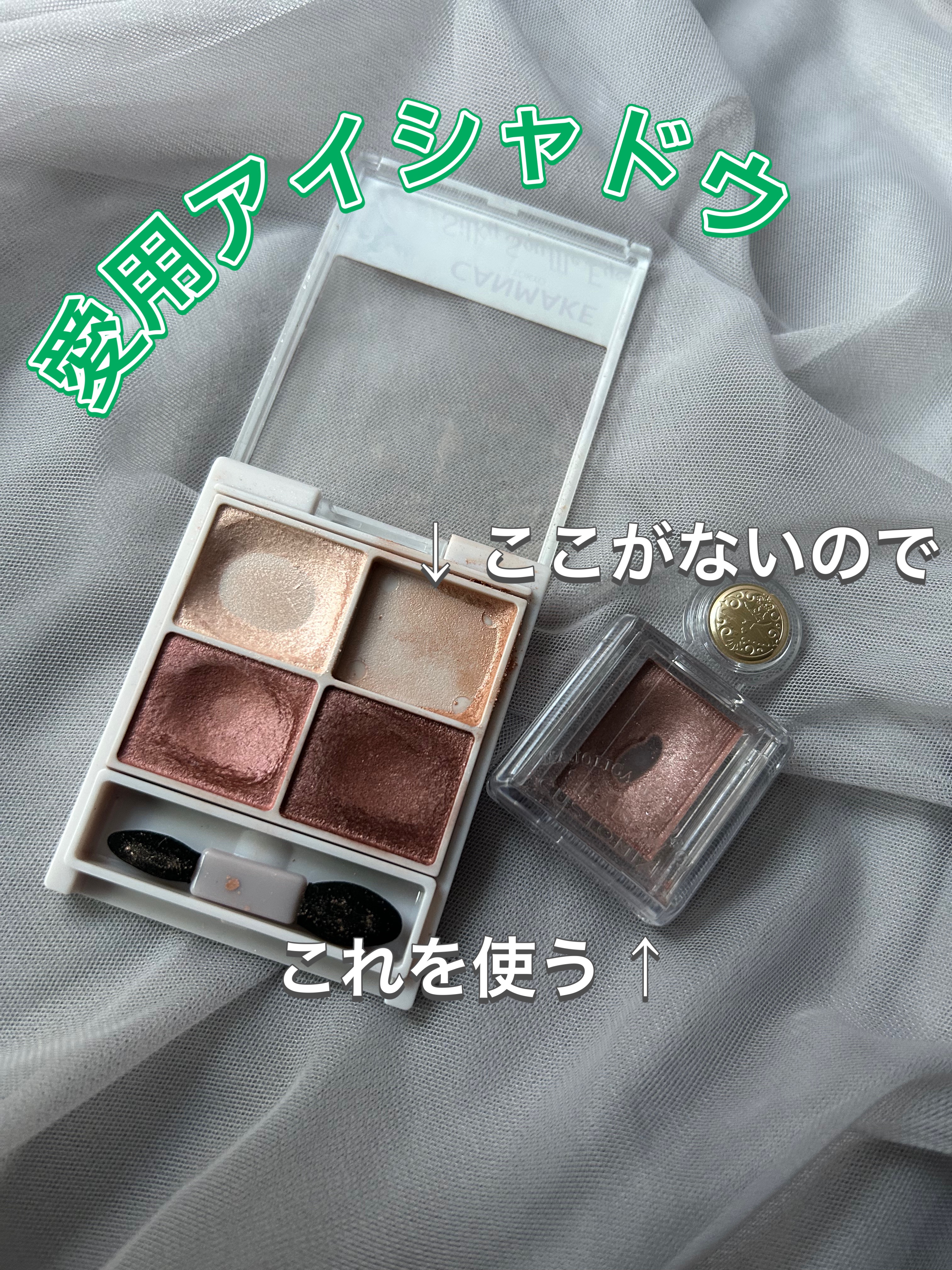 シャドーカスタマイズ/MAJOLICA MAJORCA/単色アイシャドウを使ったクチコミ（1枚目）