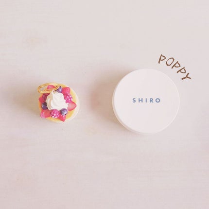 SHIRO ポピー 練り香水のクチコミ「☑️SHIRO 練り香水 POPPY ポピー(限定) ¥2,800+TAX
久し.....」(1枚目)