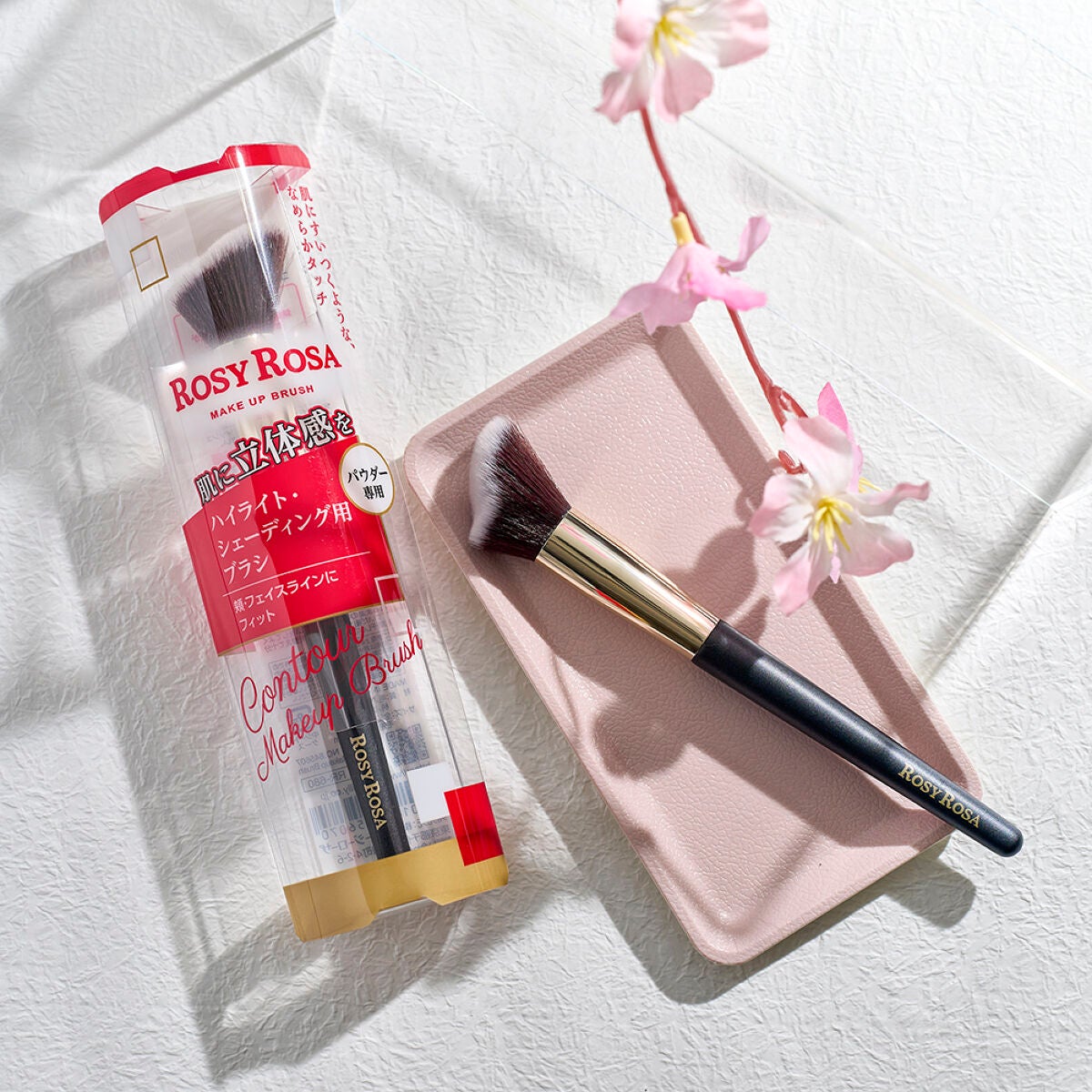 コントアメイクアップブラシ /ロージーローザ/メイクブラシを使ったクチコミ(1枚目)