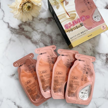 いち髪 THE PREMIUM Wケアブースター美容オイルマスク/いち髪/ヘアマスク・ヘアパックを使ったクチコミ(1枚目)