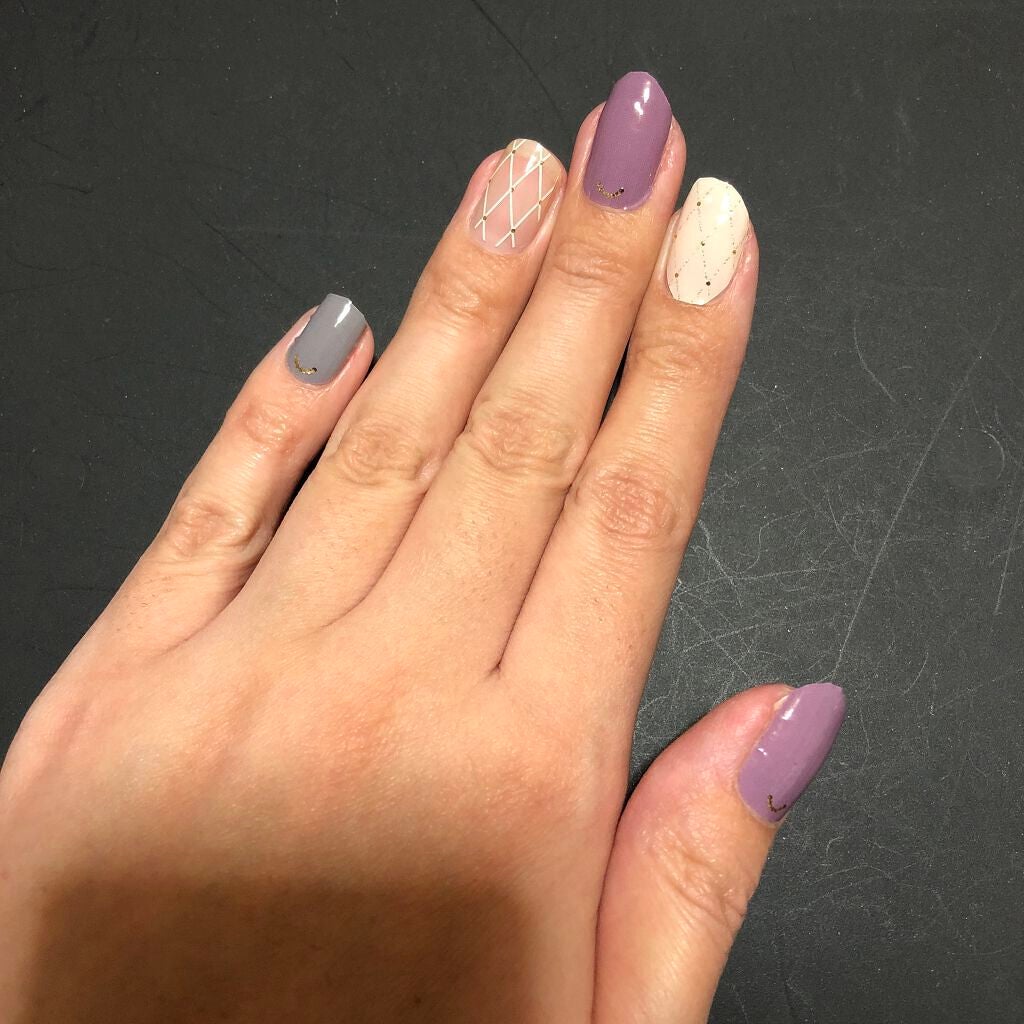 ジェルネイルシール/キャンドゥ/ネイルシールを使ったクチコミ(3枚目)