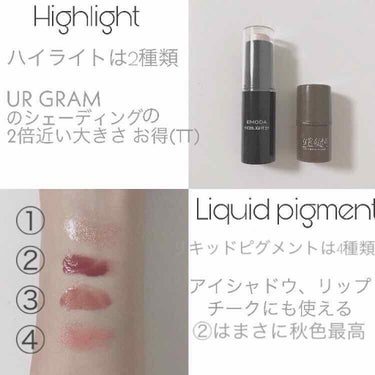 EMODA × JELLY ハイライター&リキッド ピグメントセット | EMODA ハイ