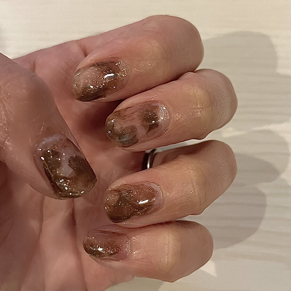 クイッククリスタルコートⅡ/ネイリスト/ネイルトップコートを使ったクチコミ（2枚目）