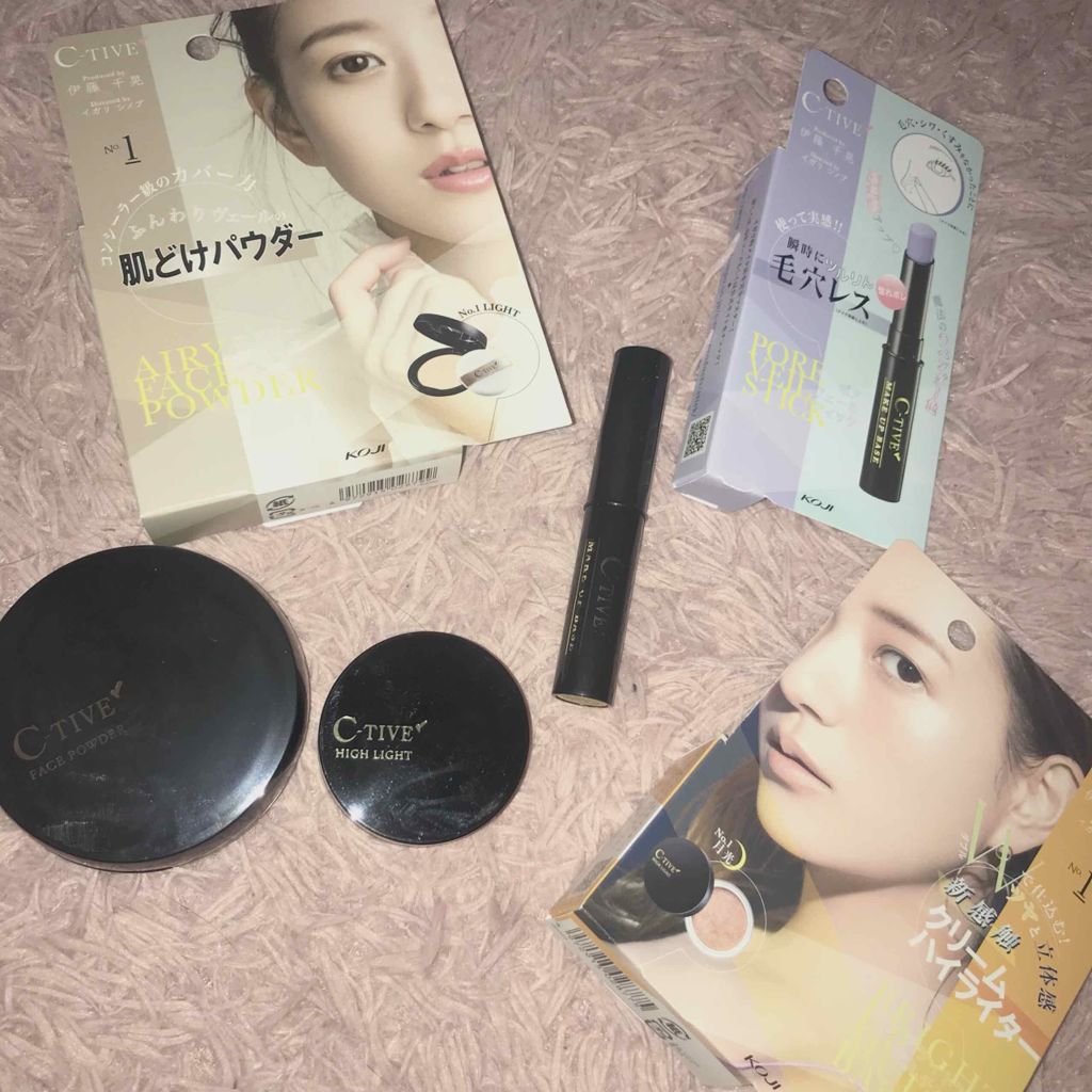 エアリーフェイスパウダー/C-TIVE/プレストパウダーを使ったクチコミ(1枚目)