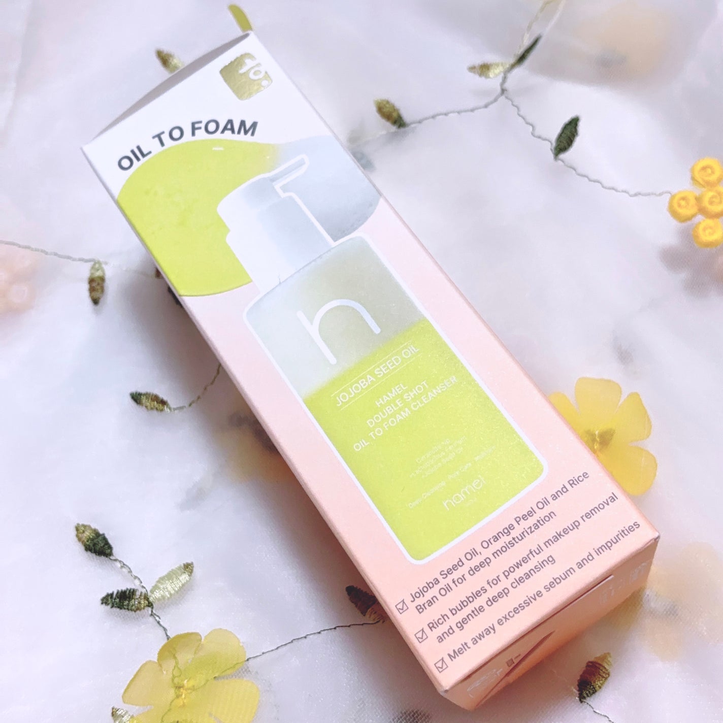 ダブルショットオイルトゥーフォームクレンザー/HAMEL/オイルクレンジングを使ったクチコミ(2枚目)