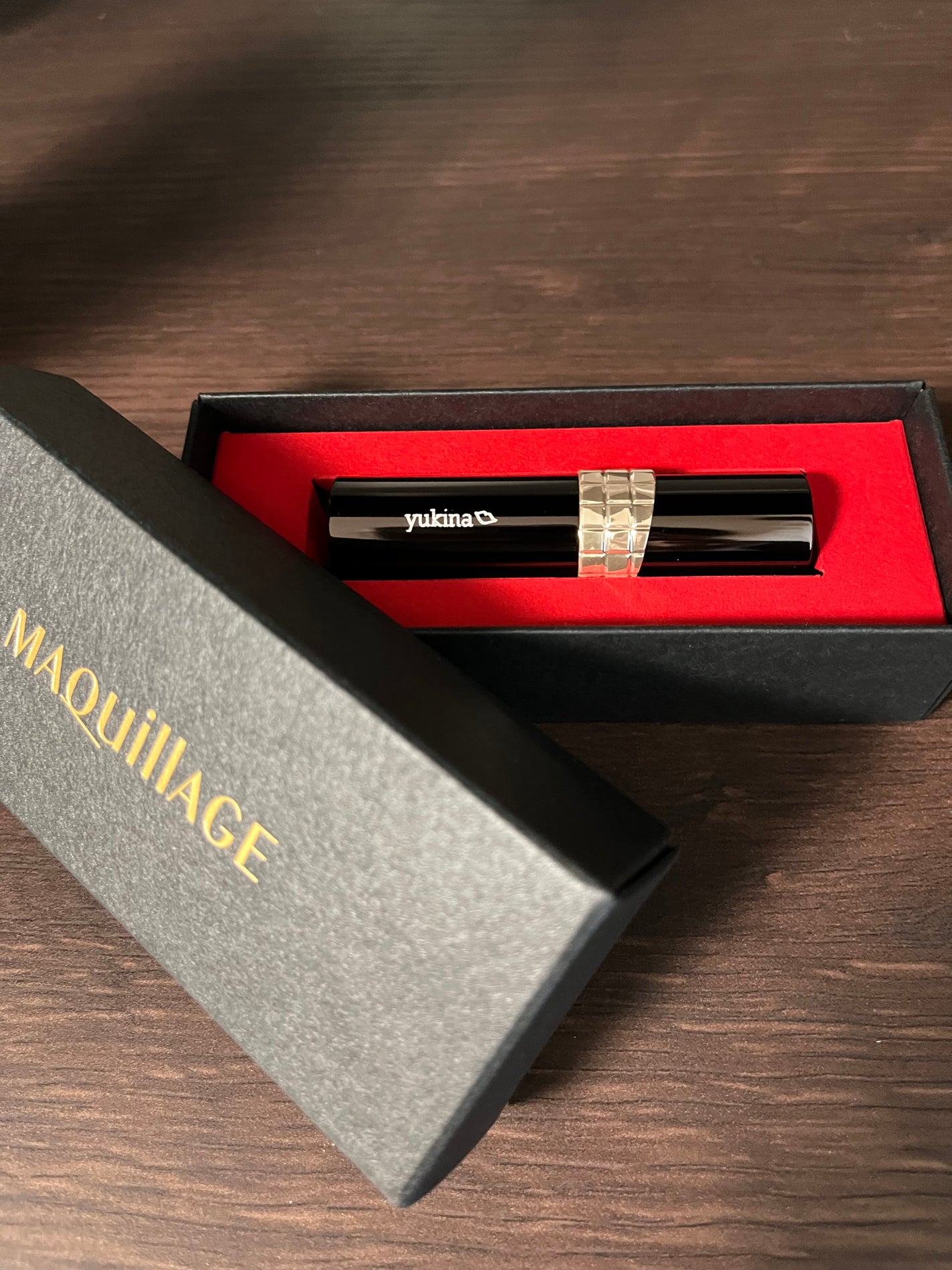 ゆきなこ on LIPS 「先ほどマキアージュのドラマティックエッセンスルージュが届いたの..」(1枚目)