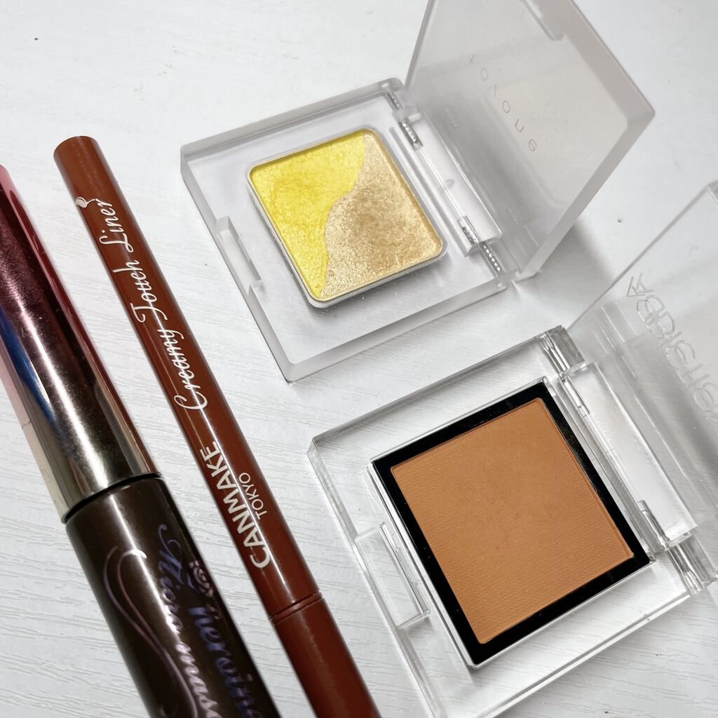 クリーミータッチライナー/キャンメイク/ジェルアイライナーを使ったクチコミ（3枚目）