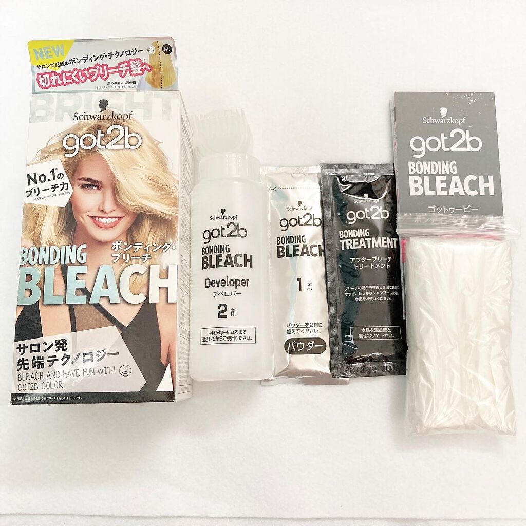 ボンディング・ブリーチ/got2b/ブリーチ剤を使ったクチコミ(2枚目)