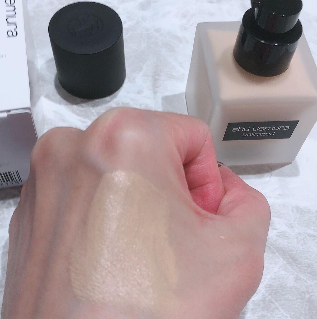 （旧）アンリミテッド ラスティング フルイド/shu uemura/リキッドファンデーションを使ったクチコミ（3枚目）