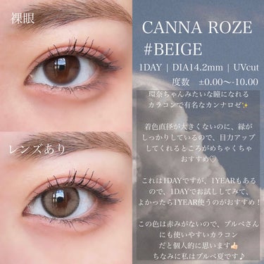 CANNA ROZE (カンナロゼ)/i-DOL/カラーコンタクトレンズを使ったクチコミ（2枚目）