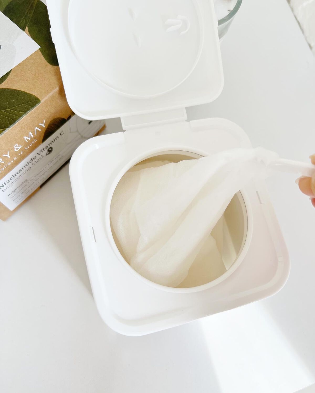 ナイアシンアミドビタミンC ブライトニングマスク/MARY&MAY/シートマスク・パックを使ったクチコミ（2枚目）