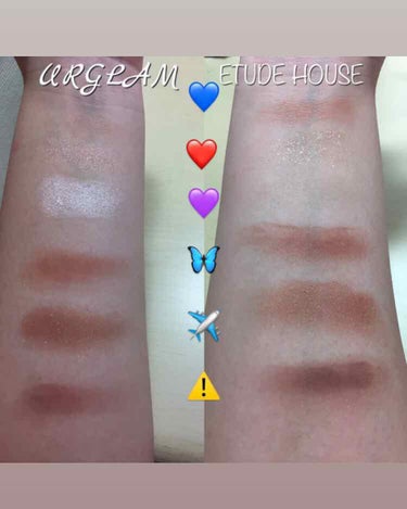 UR GLAM　BLOOMING EYE COLOR PALETTE/U R GLAM/パウダーアイシャドウを使ったクチコミ（3枚目）