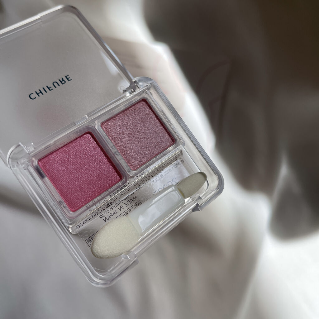 ツイン カラー アイシャドウ/ちふれ/アイシャドウパレットを使ったクチコミ（2枚目）