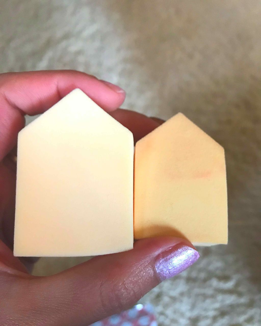 ジェリータッチスポンジ ハウス型/ロージーローザ/パフ・スポンジを使ったクチコミ(2枚目)