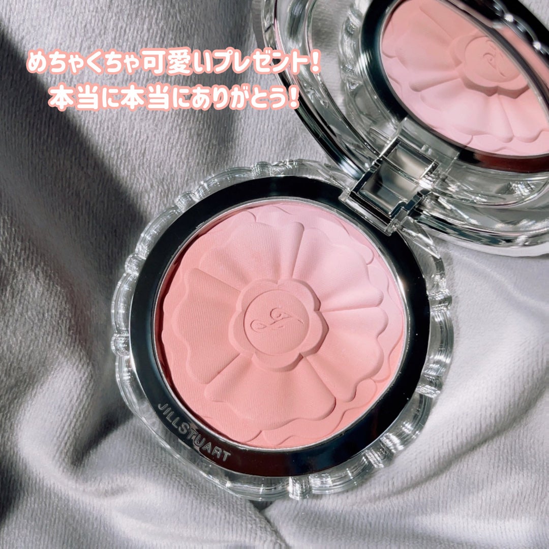 ジルスチュアート パステルペタル ブラッシュ/JILL STUART/パウダーチークを使ったクチコミ(7枚目)