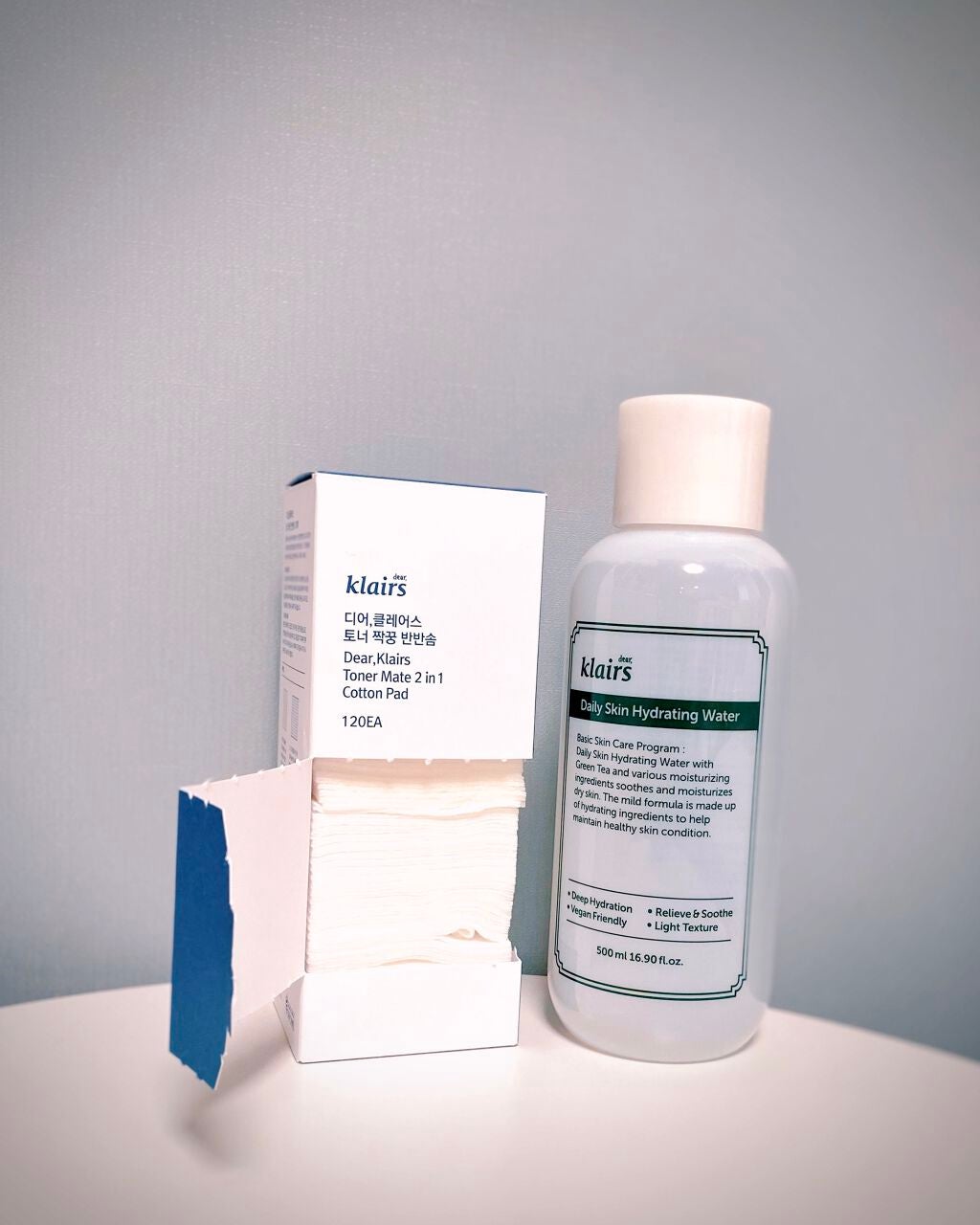 デイリースキンハイドレーティングウォーター(500ml)/Klairs/化粧水を使ったクチコミ(2枚目)