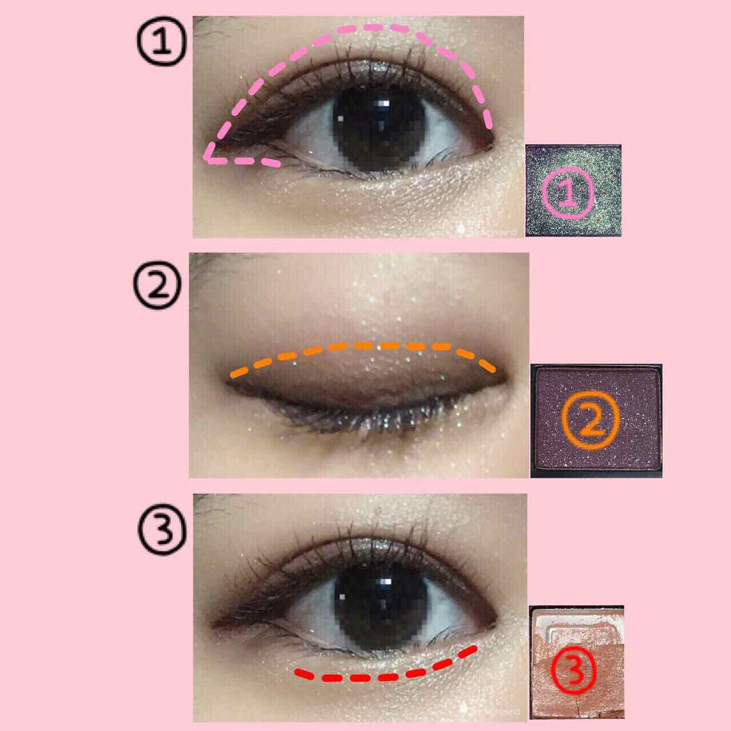 UR GLAM　POWDER EYESHADOW/U R GLAM/単色アイシャドウを使ったクチコミ（3枚目）