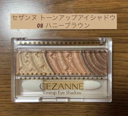 トーンアップアイシャドウ/CEZANNE/アイシャドウパレットを使ったクチコミ(1枚目)