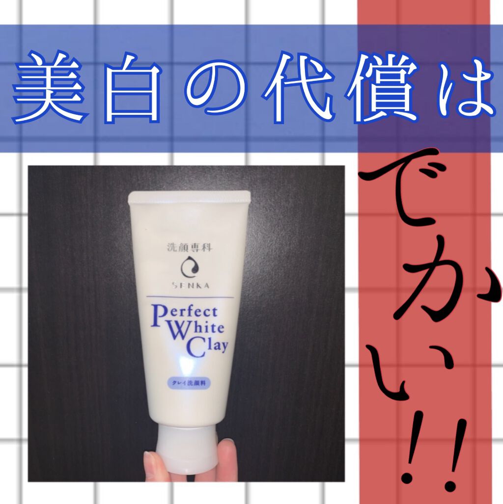 パーフェクトホワイトクレイ/SENKA（専科）/洗顔フォームを使ったクチコミ（1枚目）