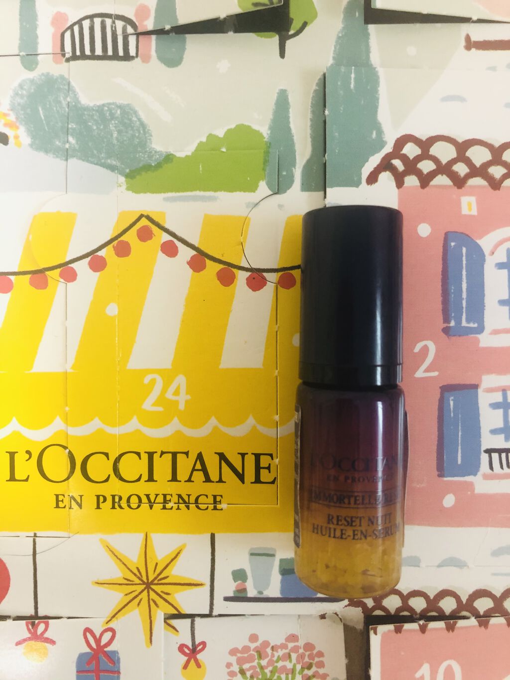 イモーテル オーバーナイトリセットセラム/L'OCCITANE/美容液を使ったクチコミ（3枚目）