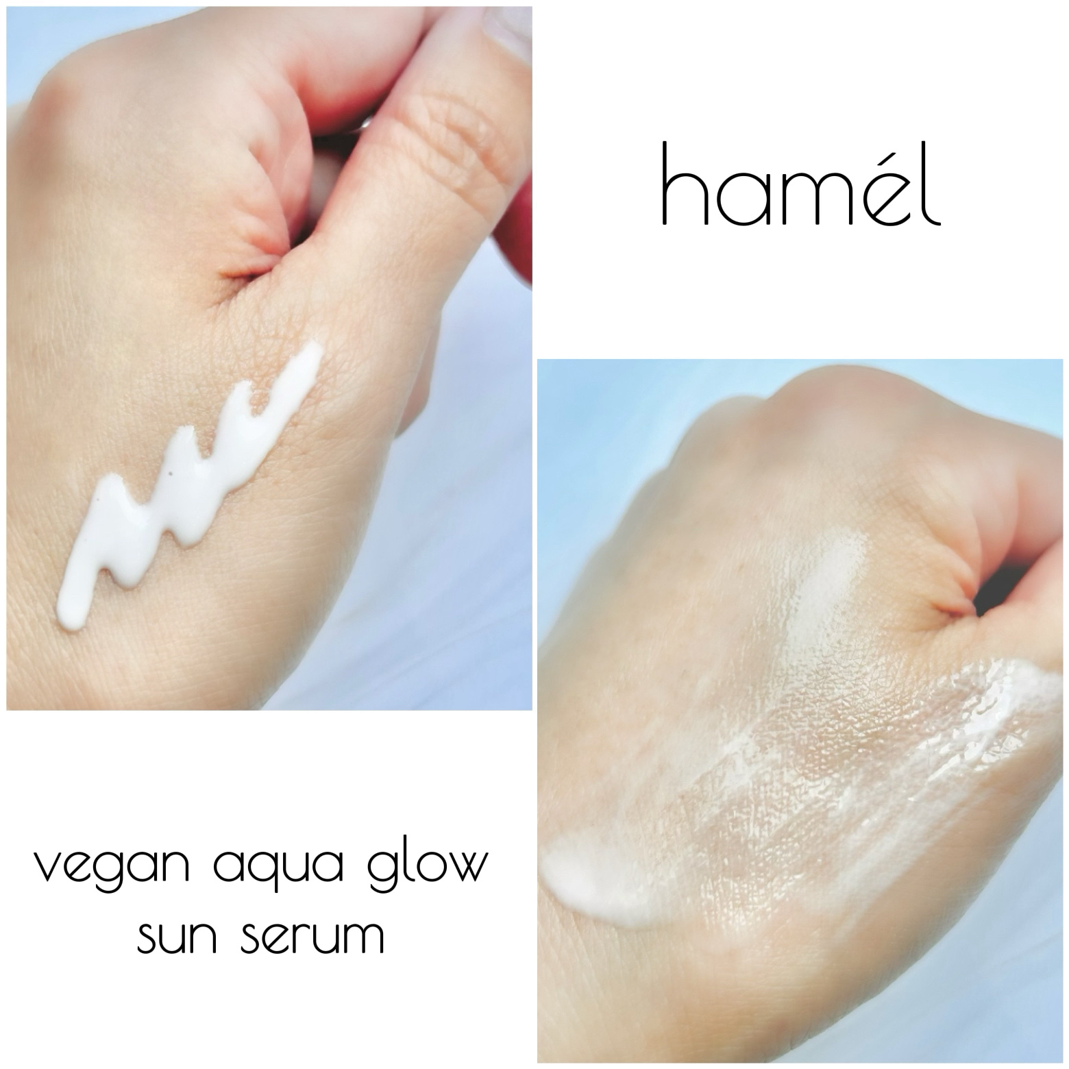 ヴィーガンアクアグロウサンセラム/HAMEL/日焼け止めローションを使ったクチコミ（3枚目）