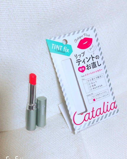 ティントお直しスティック/キャタリア/リップクリームを使ったクチコミ(1枚目)