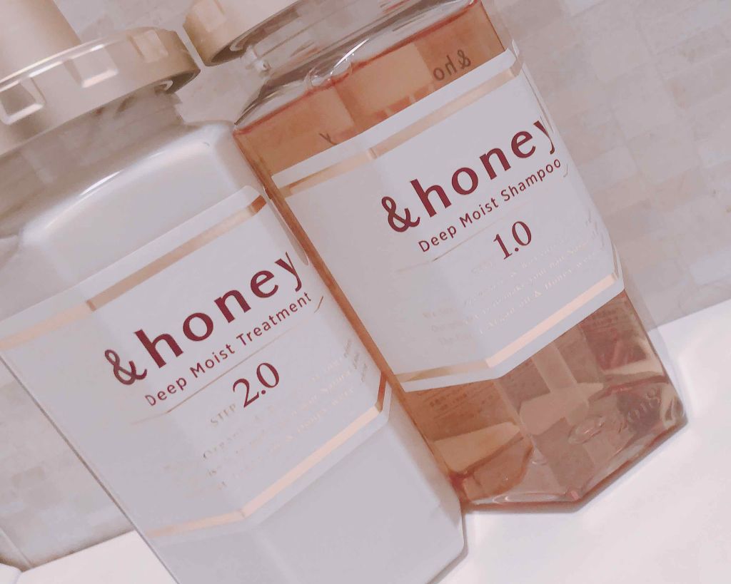 ディープモイスト シャンプー1.0/ヘアトリートメント2.0/&honey/市販シャンプーを使ったクチコミ(1枚目)