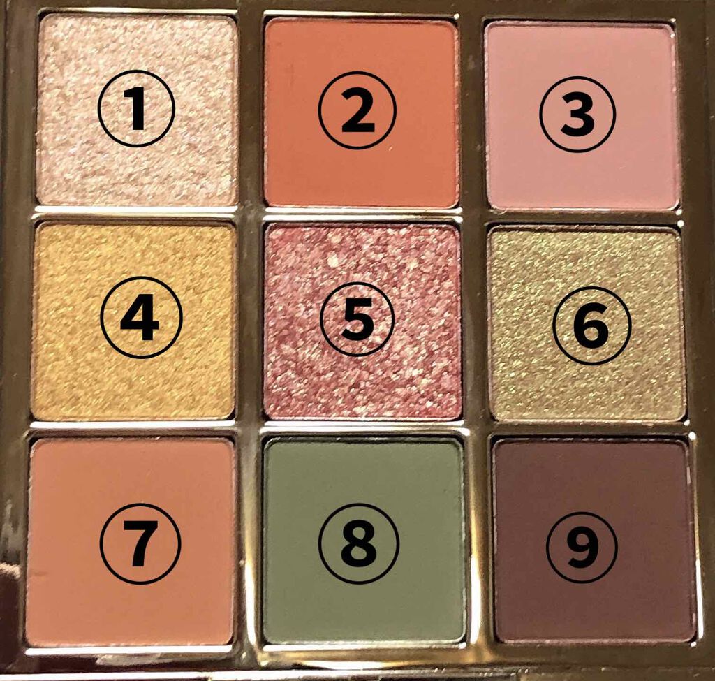 長相思シリーズ 9色アイシャドウパレット/CATKIN/アイシャドウパレットを使ったクチコミ（2枚目）