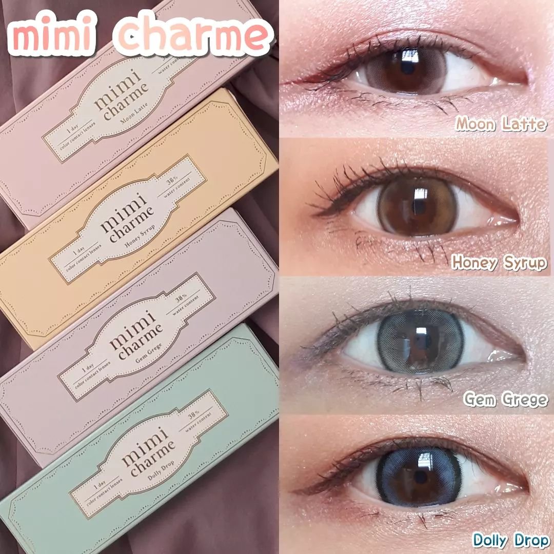 mimi charme 1day/mimi charme/ワンデー（１DAY）カラコンを使ったクチコミ（1枚目）