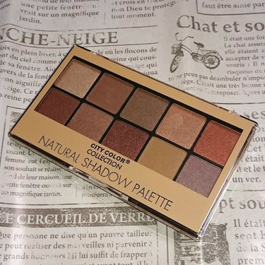 NATURAL SHADOW PALETTE/CITY COLOR/アイシャドウパレットを使ったクチコミ（1枚目）