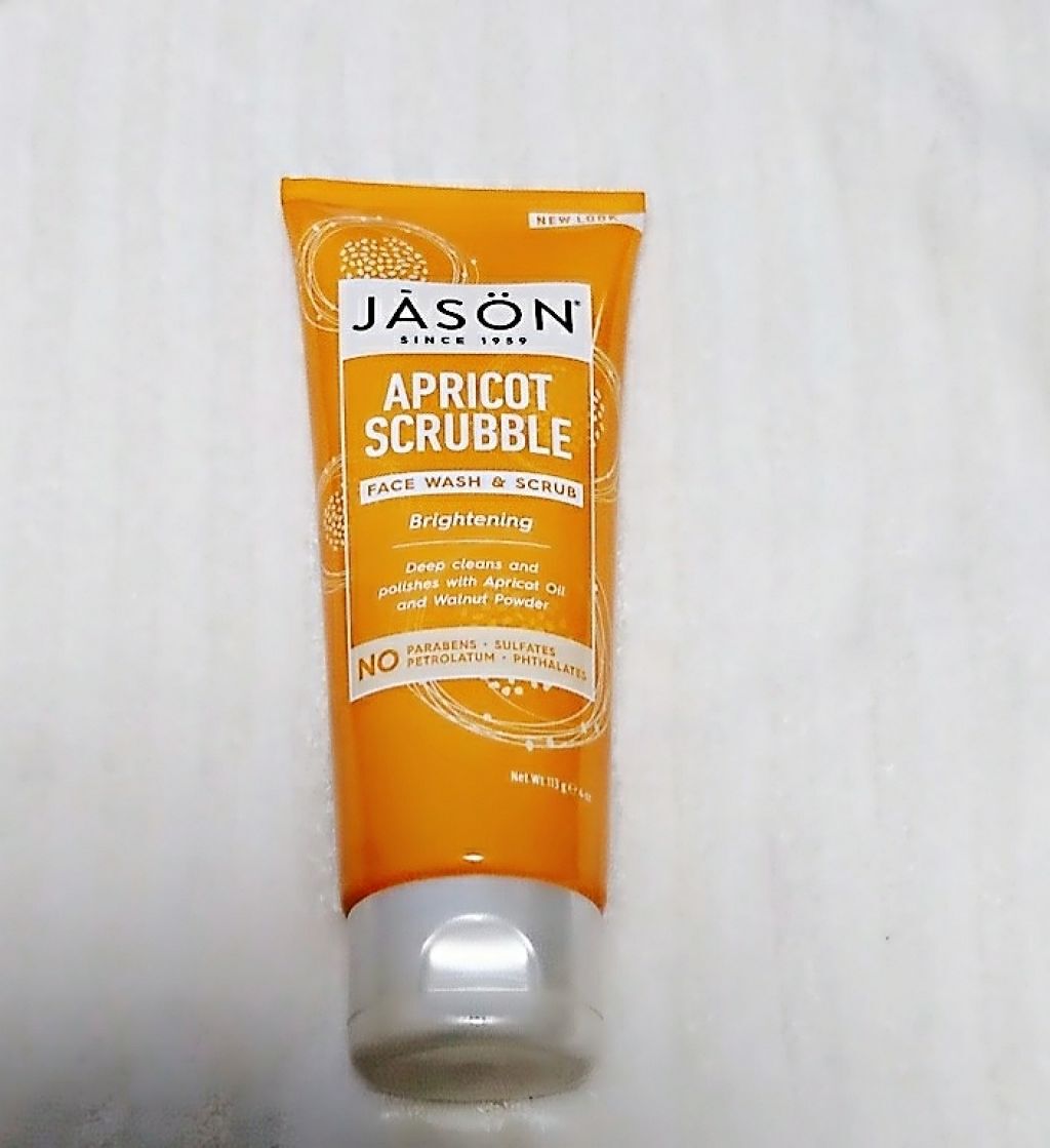 ブライトニングアプリコットスクラブ/Jason Natural Products (海外)/スクラブ・ゴマージュを使ったクチコミ(1枚目)