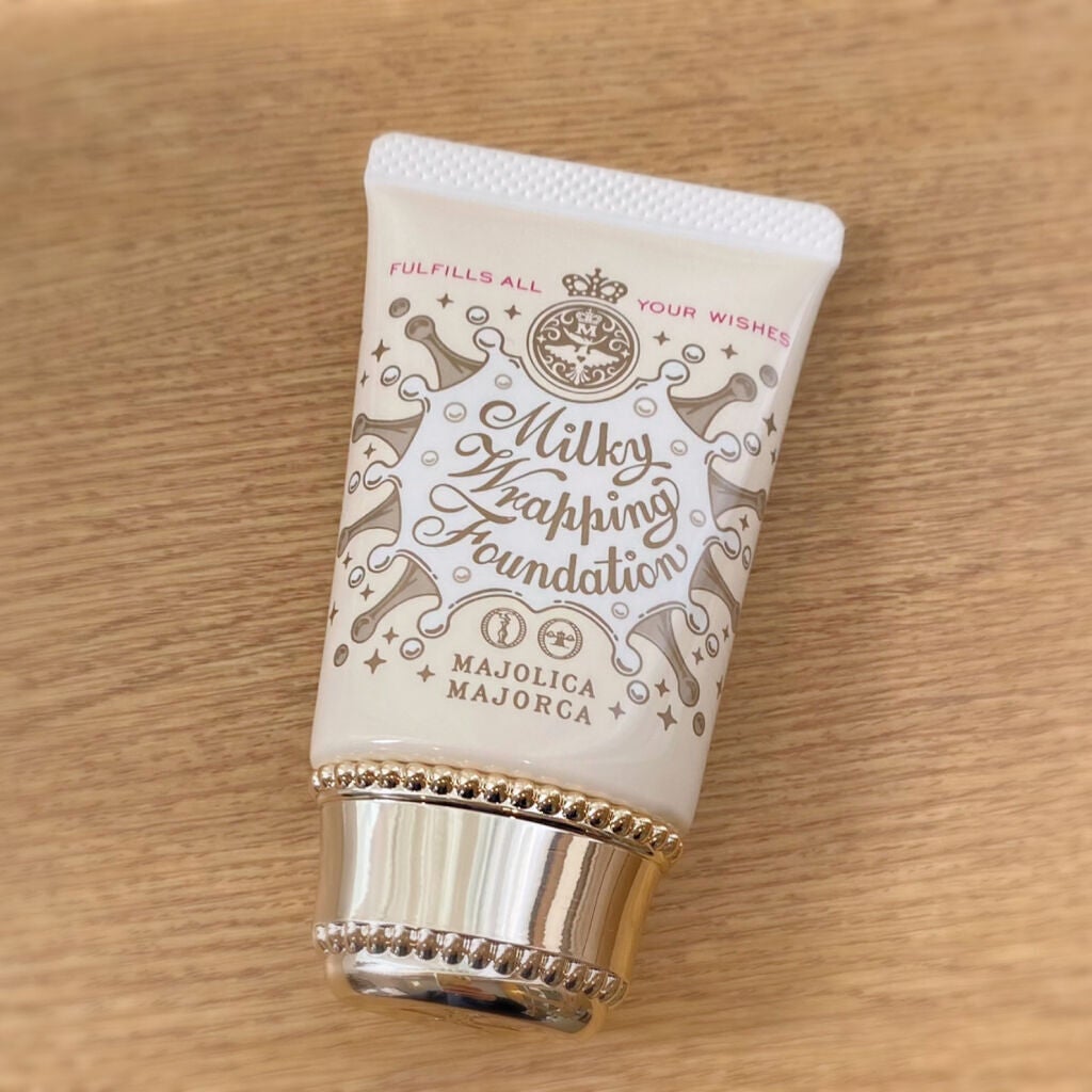 ミルキーラッピングファンデ/MAJOLICA MAJORCA/リキッドファンデーションを使ったクチコミ(2枚目)