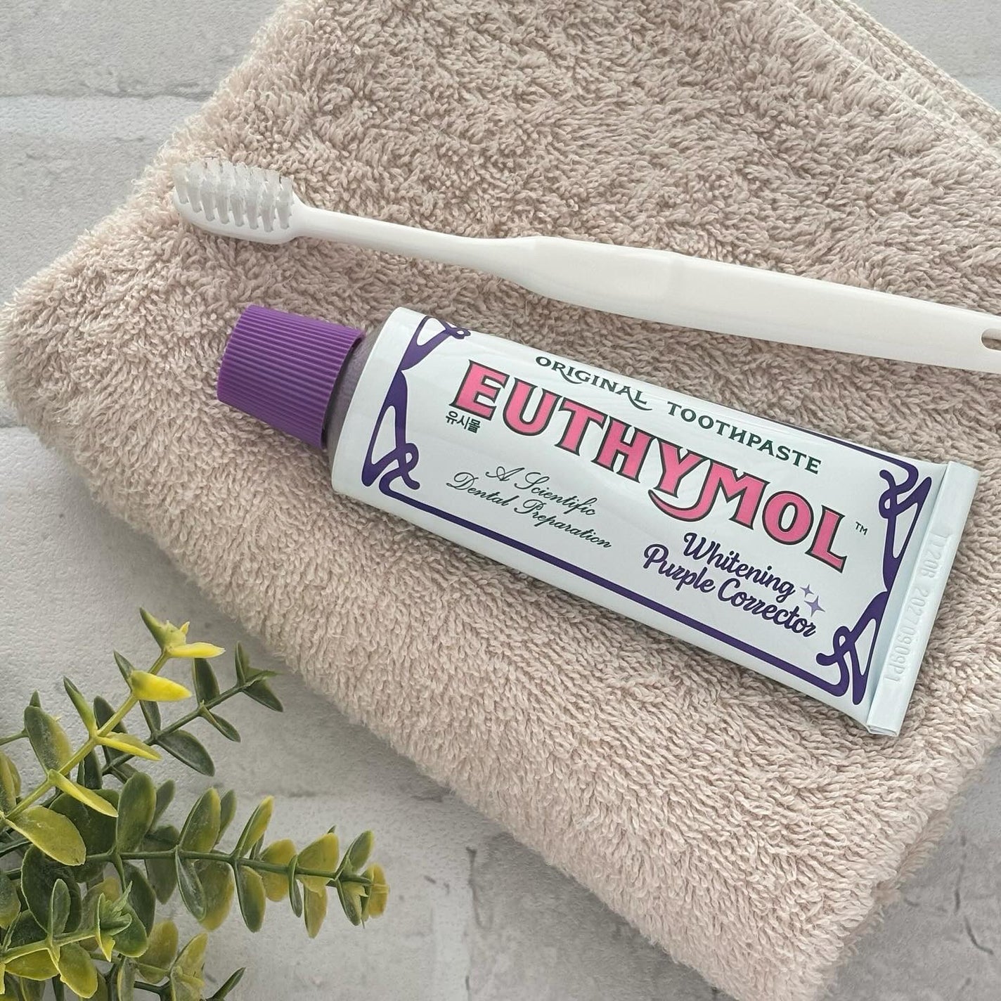 ホワイトパープル歯みがき ピーチフローラルミントの香り/EUTHYMOL/歯磨き粉を使ったクチコミ(1枚目)