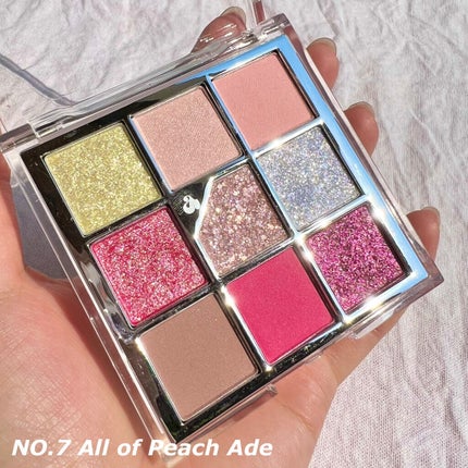 グリッターペディアアイパレット/unleashia/アイシャドウパレットを使ったクチコミ(2枚目)