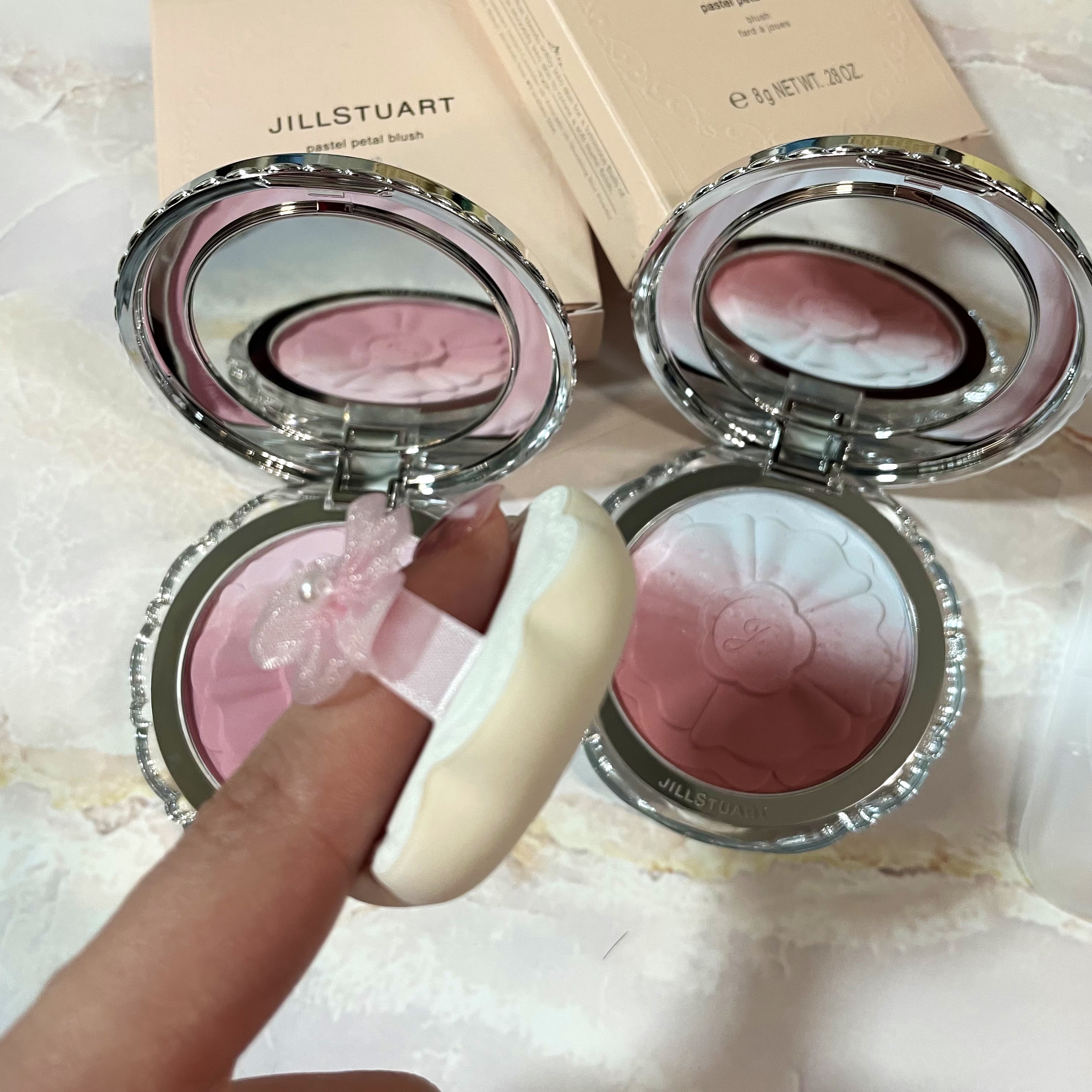 ジルスチュアート　パステルペタル ブラッシュ/JILL STUART/パウダーチークを使ったクチコミ（2枚目）