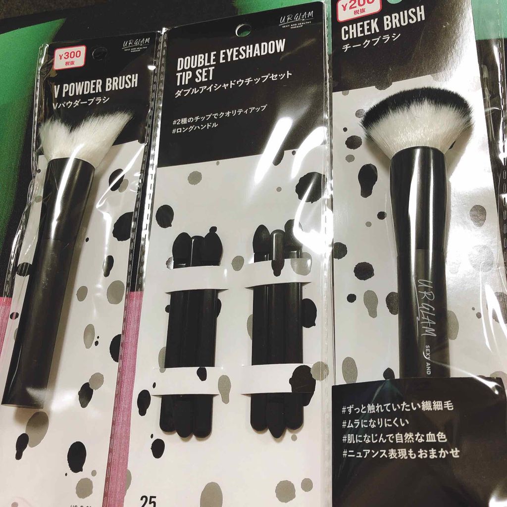 UR GLAM CHEEK BRUSH/U R GLAM/メイクブラシを使ったクチコミ(1枚目)