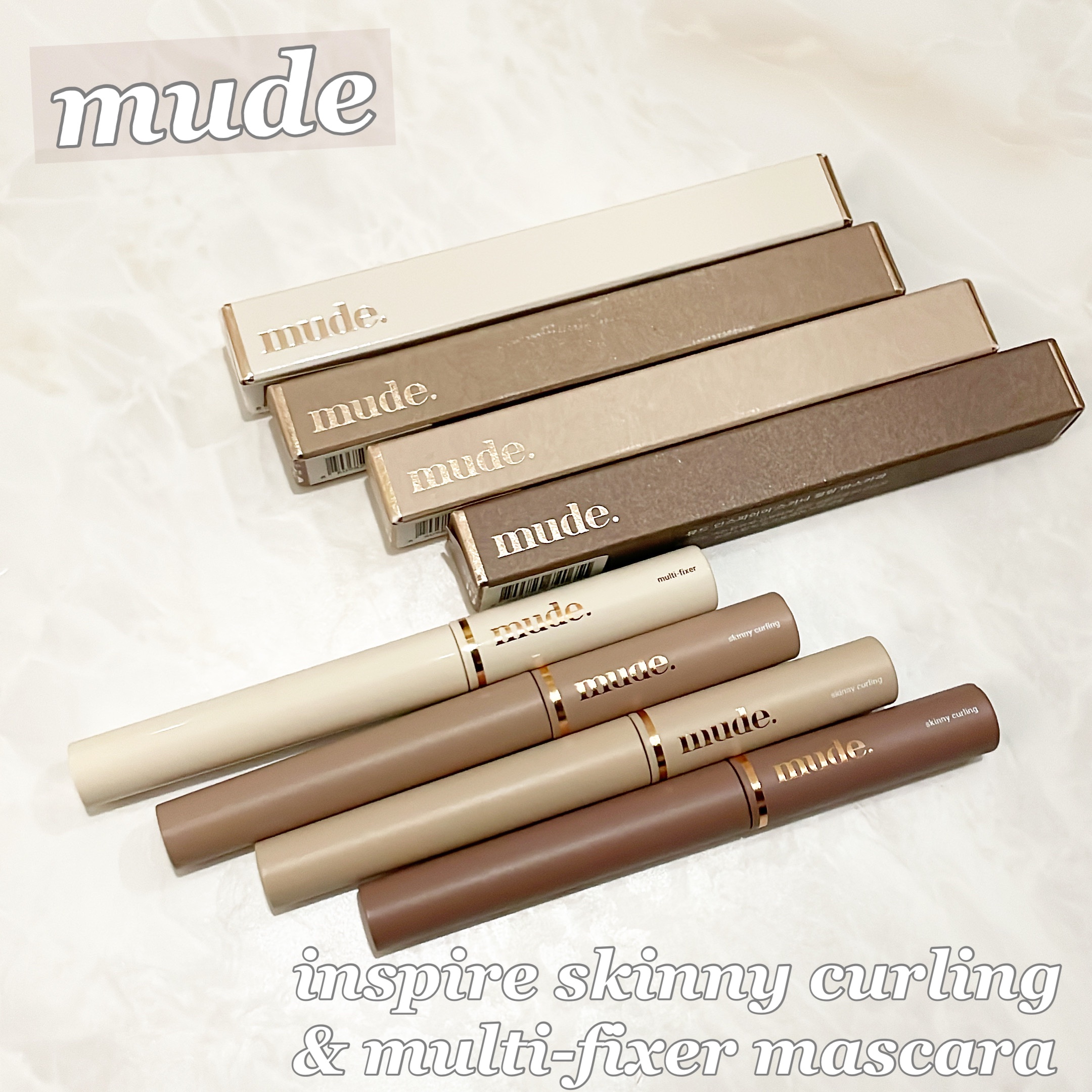 インスパイアマルチフィクサーマスカラ/mude./マスカラ下地を使ったクチコミ（1枚目）