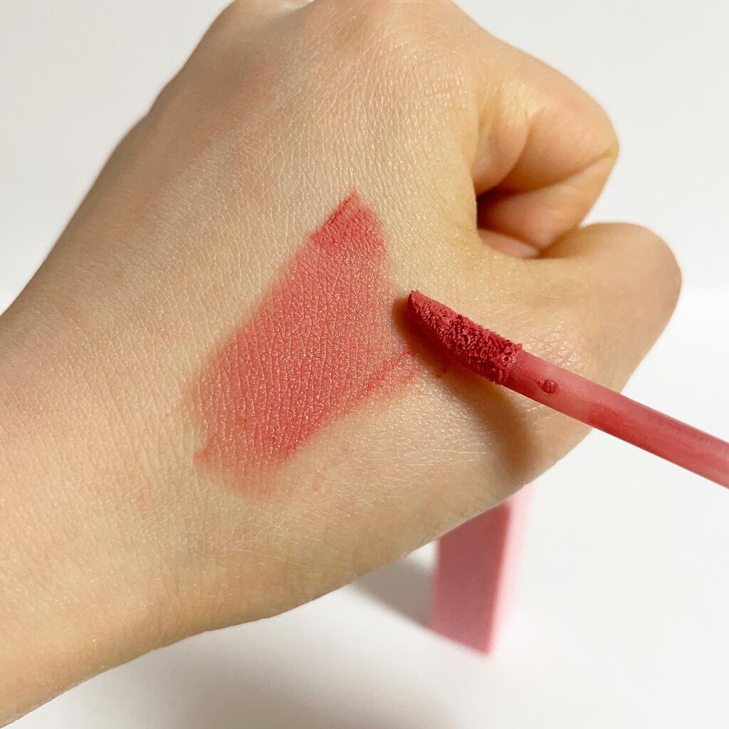 シューベルベット 01モモシュー/AMUSE/口紅を使ったクチコミ（3枚目）