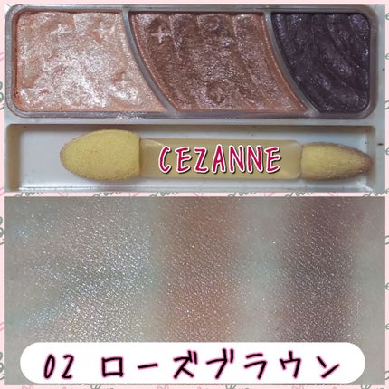 トーンアップアイシャドウ/CEZANNE/アイシャドウパレットを使ったクチコミ(1枚目)