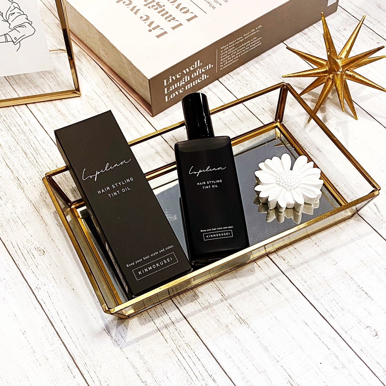 ヘアスタイリングティントオイル/ルピリーナ/ヘアオイルを使ったクチコミ(6枚目)