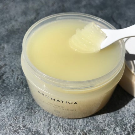 オレンジクレンジングシャーベット/AROMATICA/クレンジングバームを使ったクチコミ(3枚目)