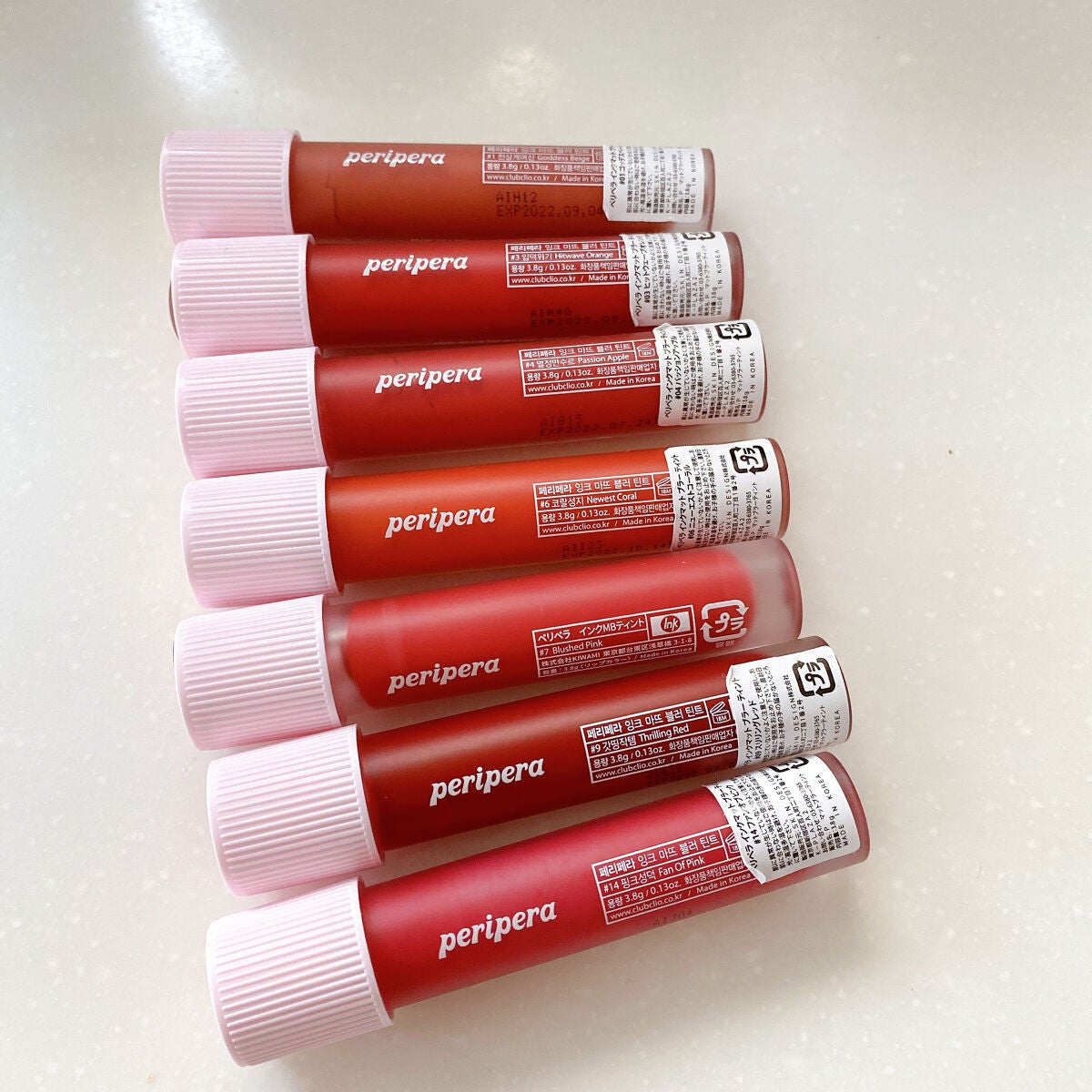 インク マット ブラー ティント/PERIPERA/口紅を使ったクチコミ(7枚目)