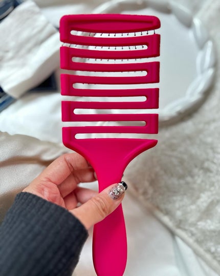 フレックスドライ パドルブラシ ピンク/ウェットブラシ/ヘアブラシを使ったクチコミ(4枚目)