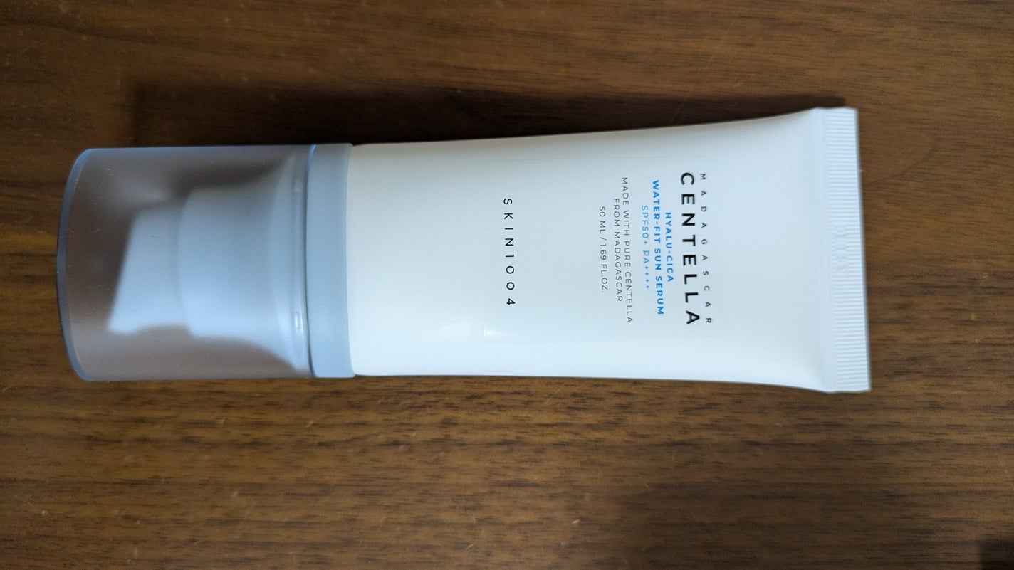 ヒアルーシカ ウォーターフィット サンセラム/SKIN1004/日焼け止めローションを使ったクチコミ(1枚目)