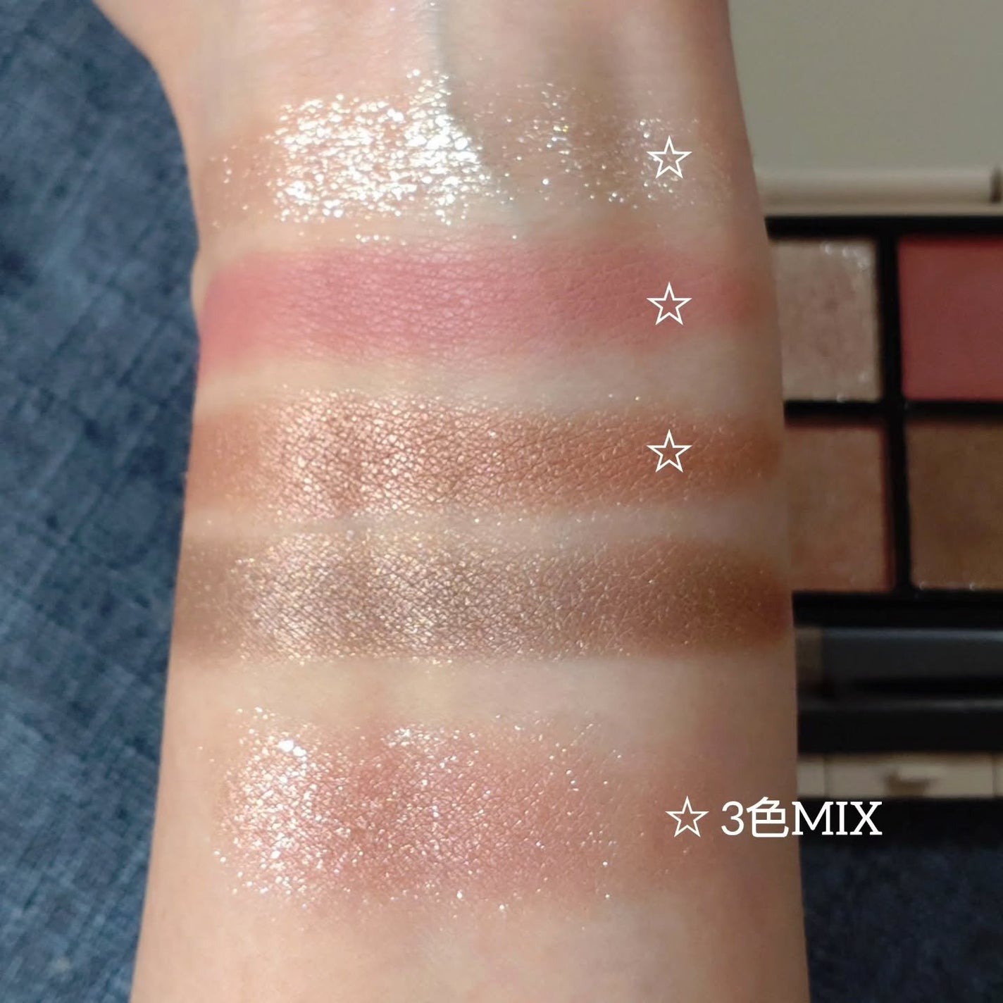 RMK シンクロマティック アイシャドウパレット/RMK/アイシャドウパレットを使ったクチコミ(6枚目)