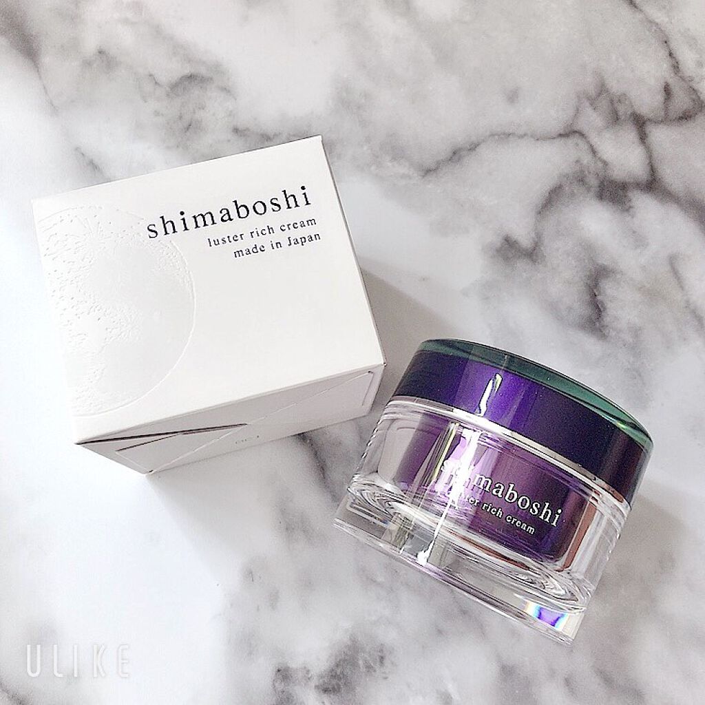 ラスターリッチクリーム/shimaboshi/フェイスクリームを使ったクチコミ（1枚目）