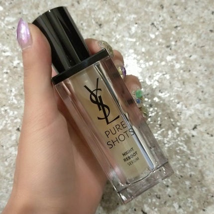ピュアショット ナイト リチャージセラム/YVES SAINT LAURENT BEAUTE/美容液を使ったクチコミ(2枚目)